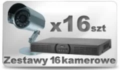 promocyjny zestaw 16 kamer do monitoringu