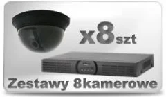 promocyjny zestaw 8 kamer do monitoringu