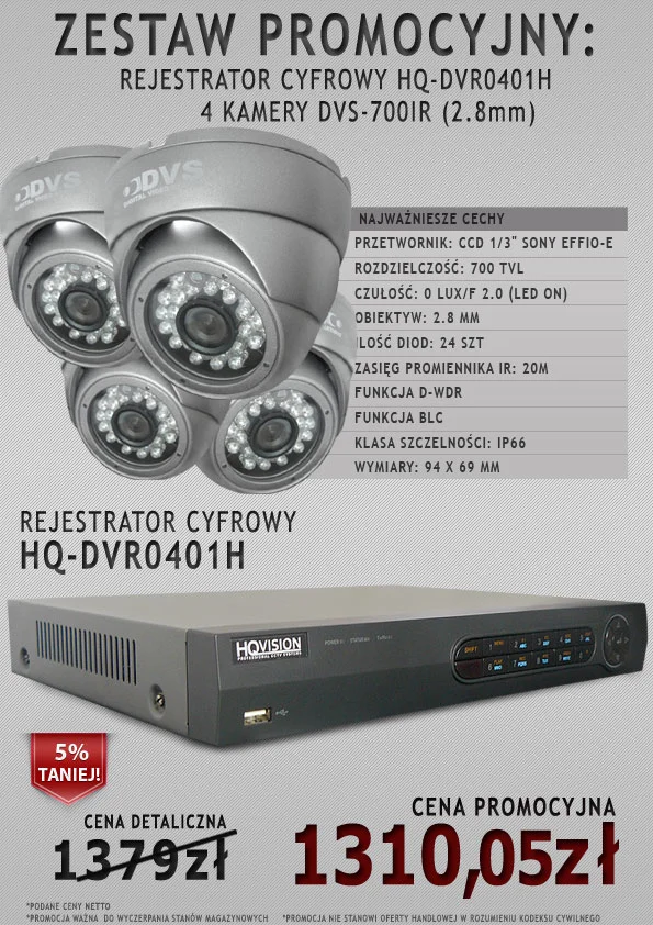 Promocyjny zestaw monitoringu