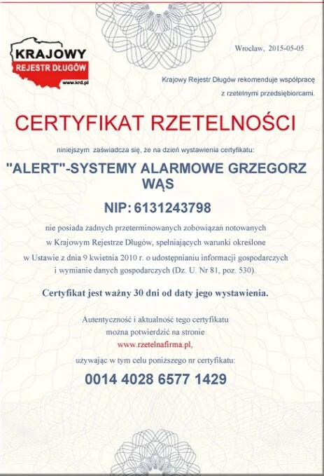  firma godna zaufania